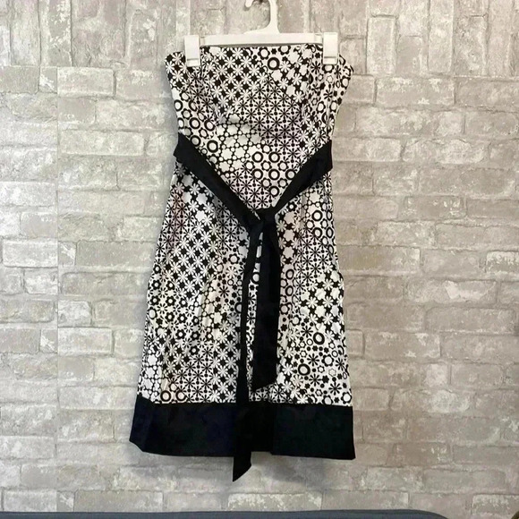 London Times black & white sleeveless dress size 6 - Picture 1 of 10